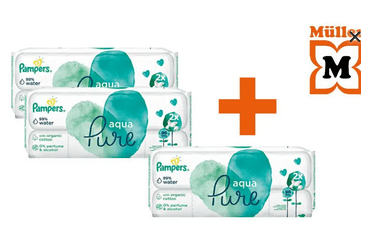 Pampers Aqua Coco Feuchttücher: 3 für 2 Rabatt Pampers Aqua Coco Feuchttücher: 3 für 2 Rabatt