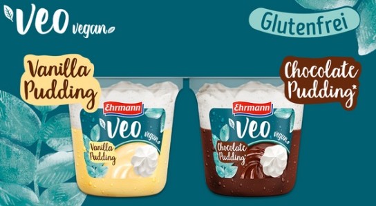 Ehrmann Veo Vegan Pudding mit 50 % Cashback