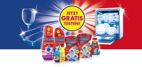 Somat Spülmaschinenreiniger gratis testen