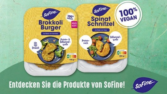 SoFine Vegane Produkte mit 1,00 € Cashback