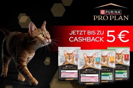 PURINA PRO PLAN Katzennassfutter mit bis zu 5 € Cashback