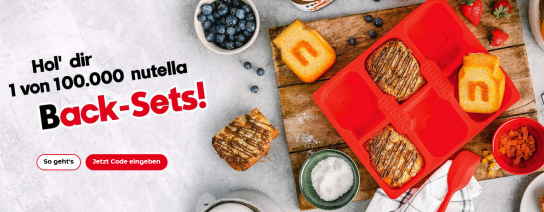 nutella kaufen & gratis Back-Set erhalten