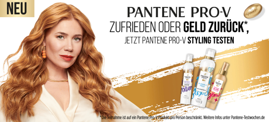 Pantene Pro-V Styling Produkte gratis testen