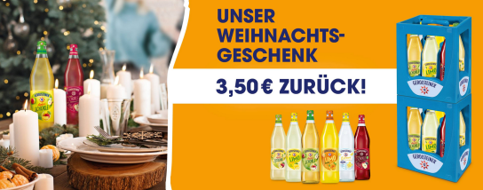 Gerolsteiner mit fruchtigem Geschmack mit 3,50 € Cashback
