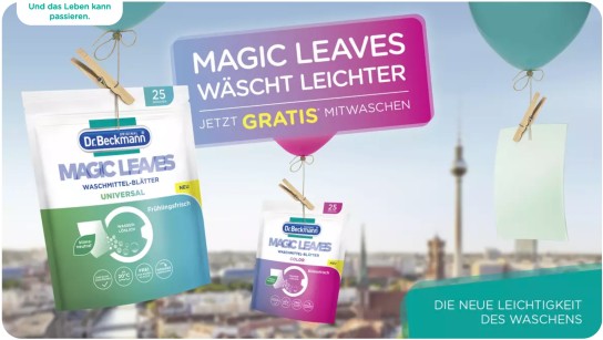 Dr. Beckmann MAGIC LEAVES gratis testen