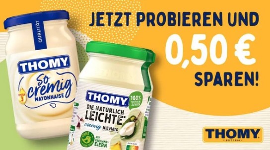 Thomy Mayo mit 0,50 € Sofortrabatt