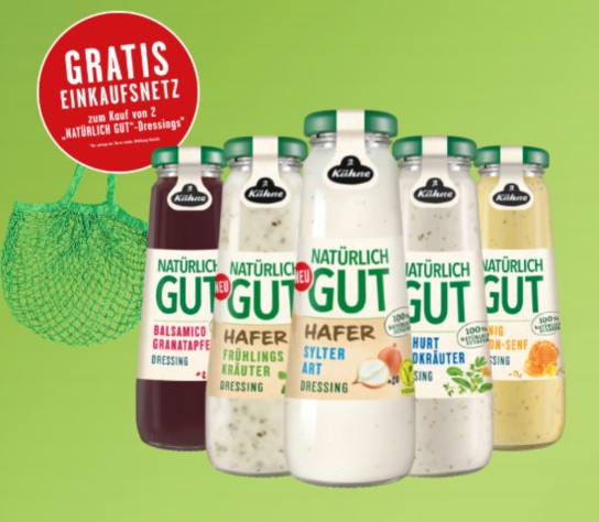 Kühne: gratis Einkaufsnetz