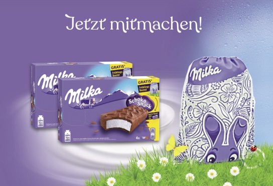 Milka: gratis Sportbeutel