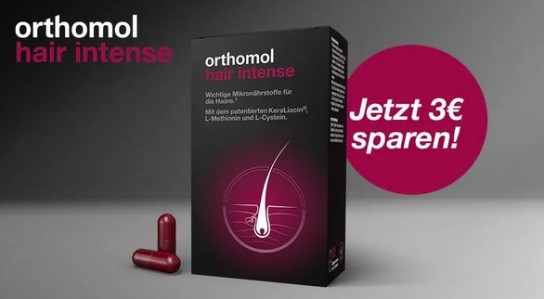 Orthomol Hair Intense mit 3,00 € Sofortrabatt