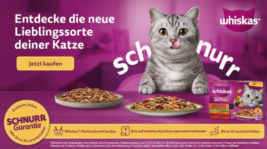 Whiskas Portionsbeutel gratis testen