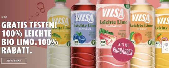 VILSA Leichte Bio Limo gratis testen
