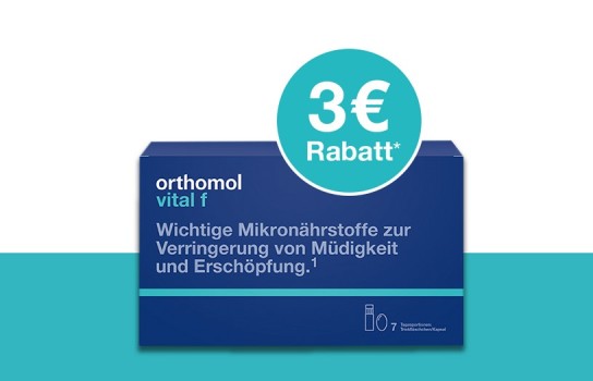 Orthomol vital f mit 3,00 € Rabatt