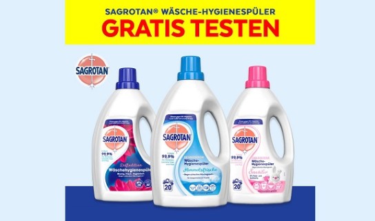 Sagrotan Wäsche-Hygienespüler gratis testen