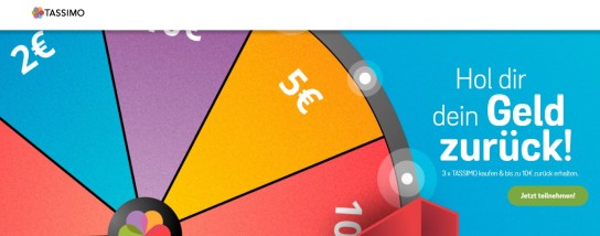 Tassimo: bis zu 10 € Cashback erhalten