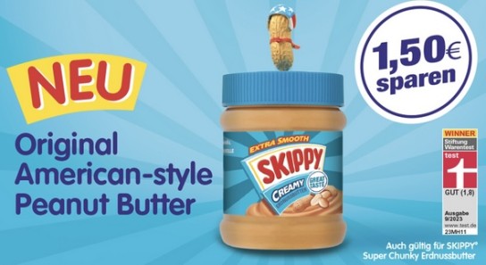 SKIPPY Peanut Butter mit 1,50 € Cashback