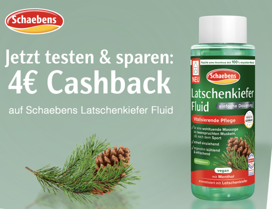 Schaebens Latschenkiefer Fluid mit 4 € Cashback
