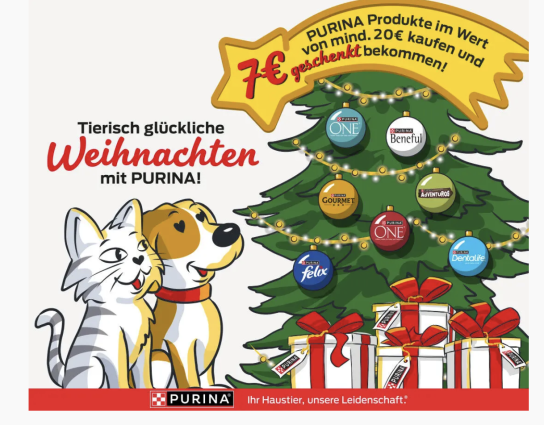 Purina mit 7 € Cashback