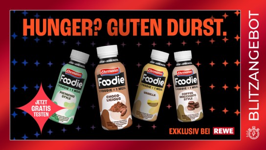 REWE: Ehrmann Foodie gratis testen