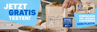 Toppits Papier-Gefrierbeutel gratis testen