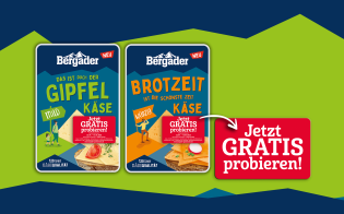 Bergader Käse gratis testen
