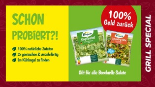 Bonduelle Verpackte Salate gratis testen