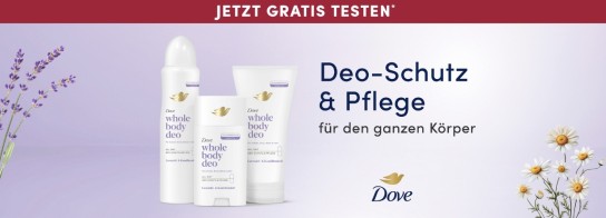 dm: Dove Whole Body Deo gratis testen