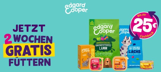 Edgard & Cooper mit bis zu 25 € Cashback