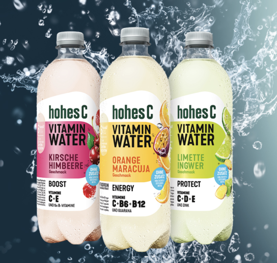 hohes C Vitamin Water gratis testen