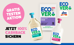 dm: ECOVER Waschmittel gratis testen