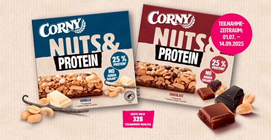Corny Nuts & Protein gratis testen