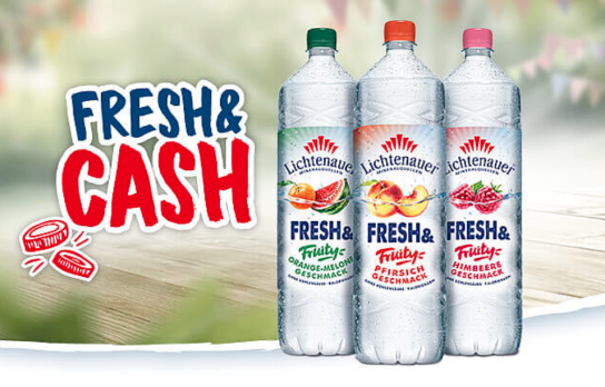 Lichtenauer FRESH & FRUITY mit bis zu 3 € Cashback