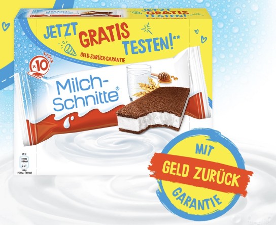 Milchschnitte gratis testen
