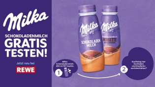REWE: Milka Schokoladenmilch gratis testen