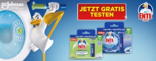 WC-Ente Frische-Siegel Halter gratis testen