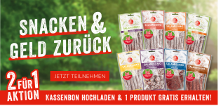 Wiltmann Aktionsprodukte mit 50 % Cashback (2 für 1 Aktion)
