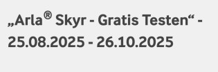 Arla Skyr gratis testen