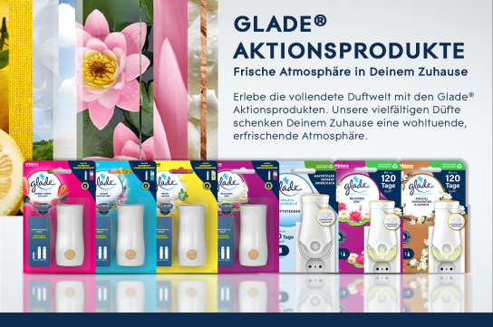 Glade Touch & Fresh Minispray gratis testen