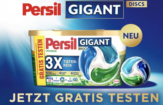 Persil Gigant Discs gratis testen