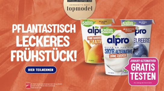 Alpro- Soja-Joghurtalternative gratis testen