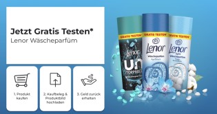 Lenor Wäscheparfüm gratis testen