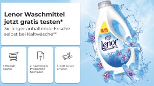 Lenor Waschmittel gratis testen