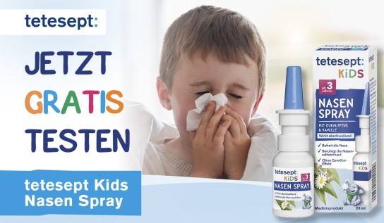 tetesept Kids Nasen Spray gratis testen