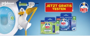 WC-Ente Frische-Siegel Halter gratis testen
