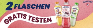 Gerolsteiner FLOW: 2 Flaschen gratis