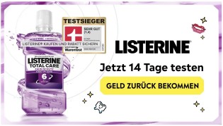 Listerine gratis testen