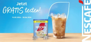 NESCAFÉ frappé Eiskaffee gratis testen
