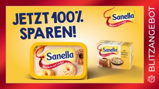 Sanella Becher gratis testen