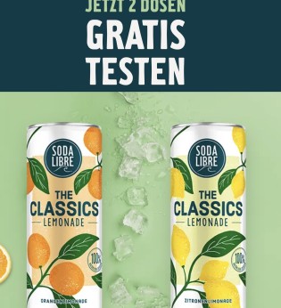 Soda Libre 2 Dosen gratis testen