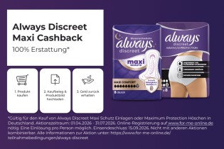 Always Discreet Maxi Binden gratis testen