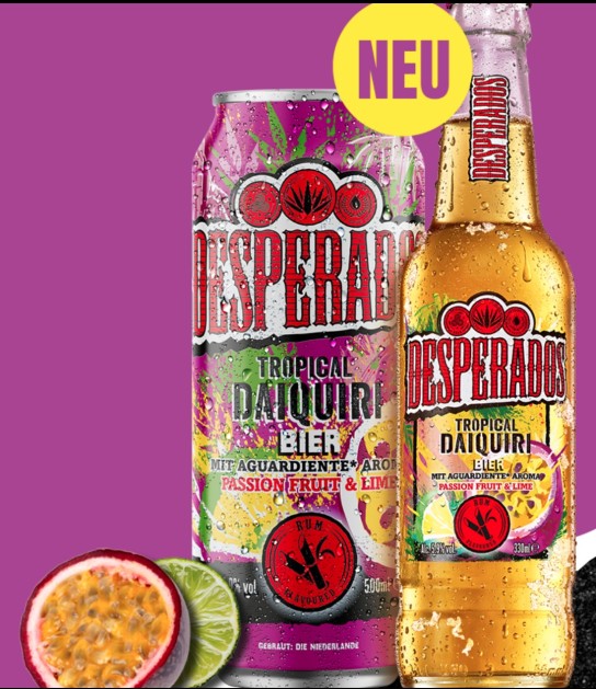 Desperados Tropical Daiquiri gratis testen